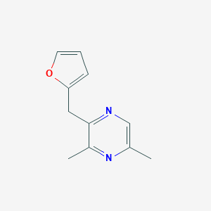molecular formula C11H12N2O B115632 2-(Furan-2-ylmethyl)-3,5-dimethylpyrazine CAS No. 155272-50-7