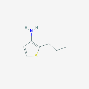 molecular formula C7H11NS B115636 2-Propylthiophen-3-amine CAS No. 153576-31-9