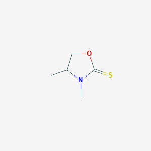 molecular formula C5H9NOS B115637 3,4-Dimethyl-1,3-oxazolidine-2-thione CAS No. 148453-64-9