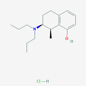 molecular formula C17H28ClNO B011565 8-Hydroxy-1-methyl-2-(di-n-propylamino)tetralin CAS No. 110312-35-1