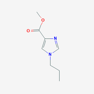 molecular formula C8H12N2O2 B115654 Methyl 1-propyl-1H-imidazole-4-carboxylate CAS No. 149096-32-2