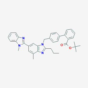 molecular formula C37H38N4O2 B115661 替米沙坦叔丁酯 CAS No. 144702-26-1