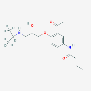 molecular formula C18H28N2O4 B1156629 Acebutolol D7 