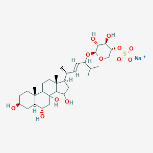 molecular formula C32H53NaO12S B115665 Luridoside B CAS No. 151041-64-4