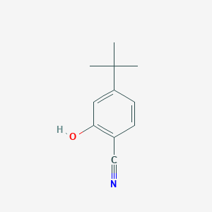 molecular formula C11H13NO B115673 4-叔丁基-2-羟基苯甲腈 CAS No. 145818-28-6
