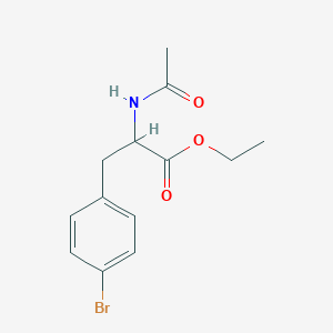 molecular formula C13H16BrNO3 B115677 Ethyl N-acetyl-4-bromophenylalaninate CAS No. 140202-28-4