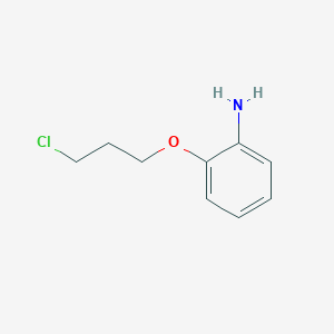 molecular formula C9H12ClNO B115687 2-(3-Chloropropoxy)aniline CAS No. 151719-71-0