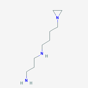 molecular formula C9H21N3 B115694 N-(4-(1-Aziridinyl)butyl)-1,3-propanediamine CAS No. 154264-47-8
