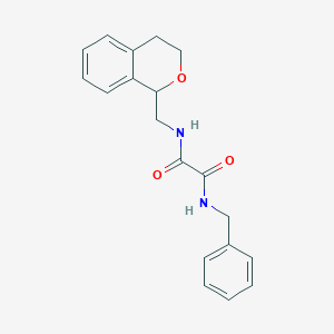 molecular formula C19H20N2O3 B11570877 N-benzyl-N'-(3,4-dihydro-1H-isochromen-1-ylmethyl)ethanediamide 