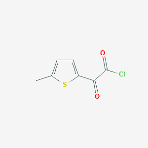 molecular formula C7H5ClO2S B011571 (5-Methylthiophen-2-yl)(oxo)acetyl chloride CAS No. 100005-44-5