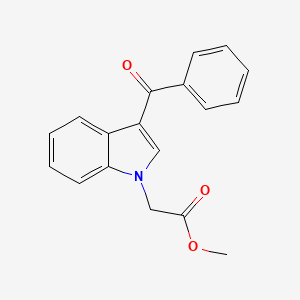 molecular formula C18H15NO3 B11571065 methyl [3-(phenylcarbonyl)-1H-indol-1-yl]acetate 