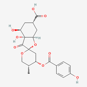 molecular formula C21H24O10 B1157157 Glochicoccin D CAS No. 927812-23-5