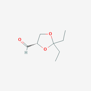 (4S)-2,2-Diethyl-1,3-dioxolane-4-carbaldehyde