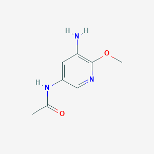molecular formula C8H11N3O2 B115724 N-(5-Amino-6-methoxypyridin-3-YL)acetamide CAS No. 151426-26-5