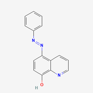 molecular formula C15H11N3O B11572954 5-(Phenylazo)-8-quinolinol CAS No. 4312-09-8