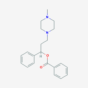 4-Methyl-alpha-phenyl-1-piperazinepropanol benzoate (ester)