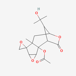 molecular formula C17H22O7 B1157373 6-O-Acetylcoriatin CAS No. 1432063-63-2