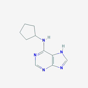 molecular formula C10H13N5 B011574 N-cyclopentyl-9H-purin-6-amine CAS No. 103626-36-4