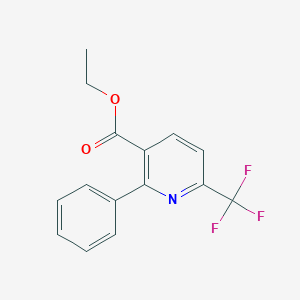 2-Phenyl-6-trifluoromethyl-nicotinic acid ethyl ester