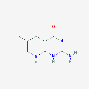 2-amino-6-methyl-5,6,7,8-tetrahydro-1H-pyrido[2,3-d]pyrimidin-4-one