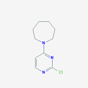 molecular formula C10H14ClN3 B115767 1-(2-Chloropyrimidin-4-yl)azepane CAS No. 141924-04-1