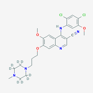 molecular formula C26H29Cl2N5O3 B1157718 Bosutinib-d8 