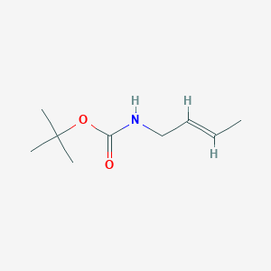 molecular formula C9H17NO2 B115778 Tert-butyl N-[(E)-but-2-enyl]carbamate CAS No. 144019-19-2