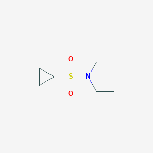 molecular formula C7H15NO2S B115779 N,N-diethylcyclopropanesulfonamide CAS No. 146475-53-8