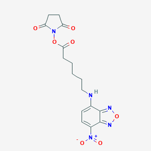 Hexanoic acid, 6-[(7-nitro-2,1,3-benzoxadiazol-4-yl)amino]-, 2,5-dioxo-1-pyrrolidinyl ester