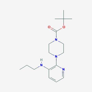 molecular formula C17H28N4O2 B115782 Tert-butyl 4-[3-(propylamino)pyridin-2-yl]piperazine-1-carboxylate CAS No. 147539-20-6