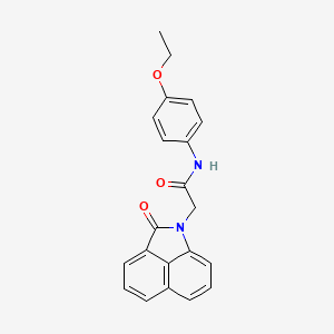 molecular formula C21H18N2O3 B11579089 N-(4-ethoxyphenyl)-2-(2-oxobenzo[cd]indol-1(2H)-yl)acetamide 