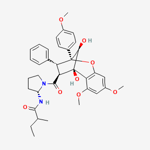 molecular formula C36H42N2O8 B1158132 aglain B CAS No. 177262-32-7