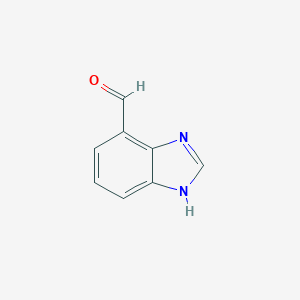 molecular formula C8H6N2O B115817 1H-Benzo[d]imidazole-4-carbaldehyde CAS No. 144876-36-8