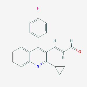 (E)-3-(2-Cyclopropyl-4-(4-fluorophenyl)quinolin-3-yl)acrylaldehyde