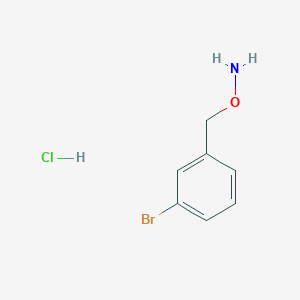 molecular formula C7H9BrClNO B115825 O-(3-Bromobenzyl)hydroxylamine hydrochloride CAS No. 159023-41-3