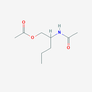 molecular formula C9H17NO3 B115828 2-Acetamidopentyl acetate CAS No. 145842-46-2