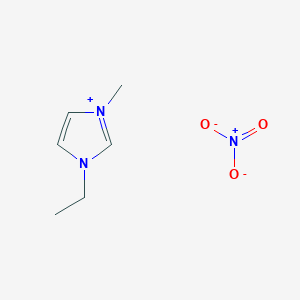 molecular formula C6H11N3O3 B115834 1-Ethyl-3-methylimidazolium nitrate CAS No. 143314-14-1