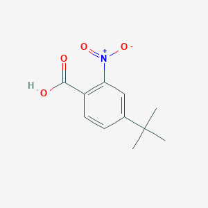 molecular formula C11H13NO4 B011584 4-叔丁基-2-硝基苯甲酸 CAS No. 103797-19-9