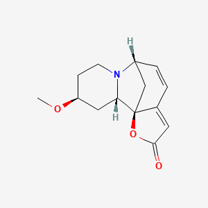 molecular formula C14H17NO3 B1158410 Securitinine 