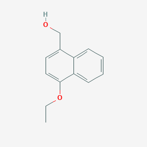 molecular formula C13H14O2 B115842 (4-Ethoxynaphthalen-1-yl)methanol CAS No. 147397-61-3