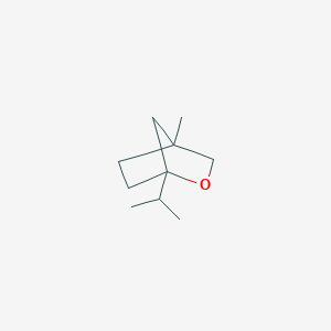 molecular formula C10H18O B115863 4-Methyl-1-propan-2-yl-2-oxabicyclo[2.2.1]heptane CAS No. 152562-89-5