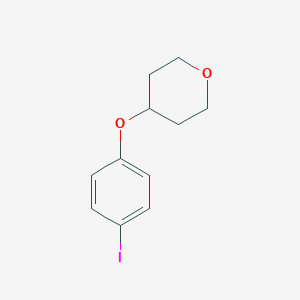 molecular formula C11H13IO2 B115865 4-(4-Iodophenoxy)tetrahydropyran CAS No. 144808-72-0