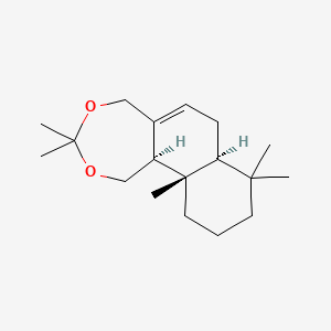 molecular formula C18H30O2 B1158652 Drim-7-ene-11,12-diol acetonide 