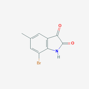 molecular formula C9H6BrNO2 B011587 7-Bromo-5-methyl-1H-indole-2,3-dione CAS No. 108938-16-5