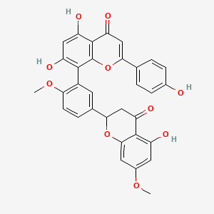 2,3-Dihydroamentoflavone 7,4'-dimethyl ether