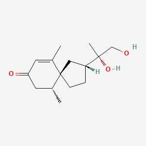 11S,12-Dihydroxyspirovetiv-1(10)-en-2-one