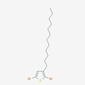 molecular formula C16H26Br2S B115882 2,5-Dibromo-3-dodecylthiophene CAS No. 148256-63-7