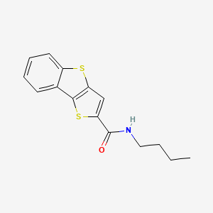 molecular formula C15H15NOS2 B11588558 N-butylbenzo[b]thieno[2,3-d]thiophene-2-carboxamide 