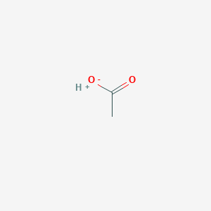 molecular formula C2H4O2<br>C2H4O2<br>CH3COOH<br>CH3COOH B115889 Hydron;acetate CAS No. 149748-09-4