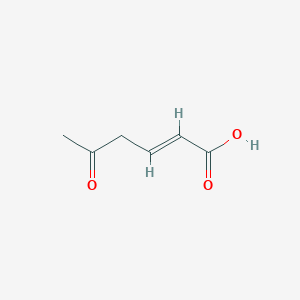 molecular formula C6H8O3 B115892 5-Oxohex-2-enoic acid CAS No. 143228-86-8